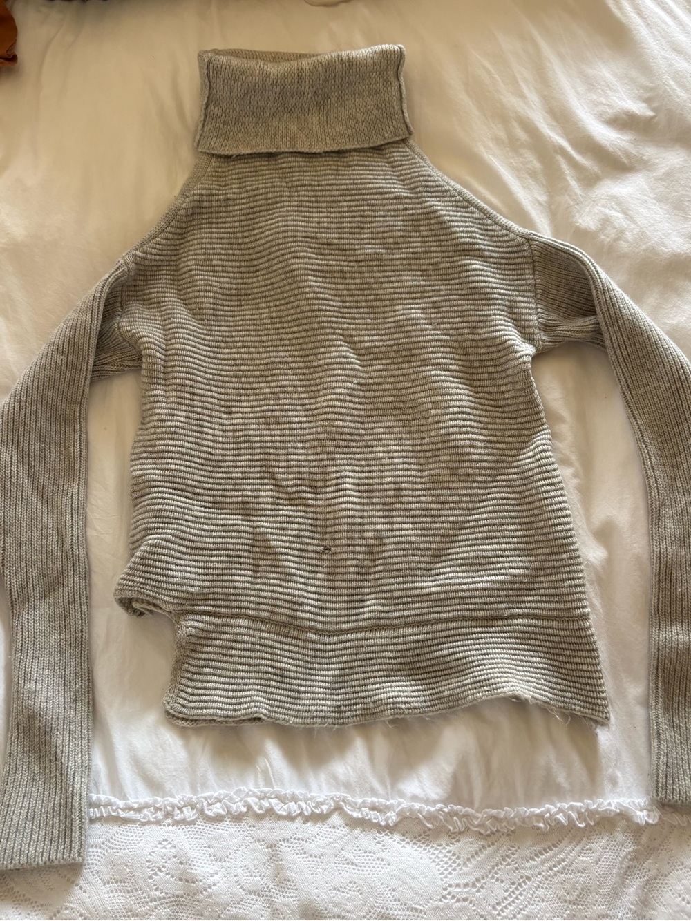 Babaton Soft Wool & Cashmere Knit Sweater - grey